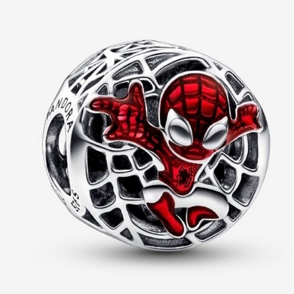 Authentic NEW Pandora Marvel Spider-Man Soaring City Charm S925ALE